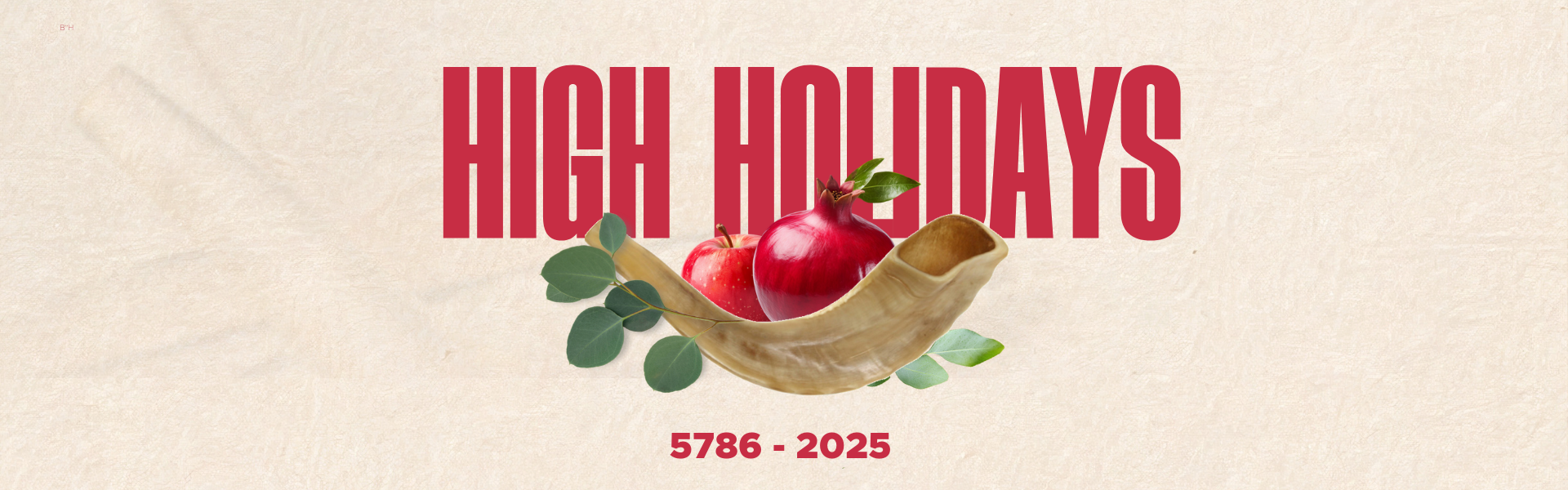 High Holidays 2025 - Jewish Pedro